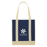Non-Woven Two-Tone Custom Tote Bag - 12