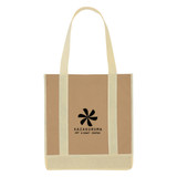 Non-Woven Two-Tone Custom Tote Bag - 12