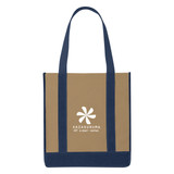 Non-Woven Two-Tone Custom Tote Bag - 12