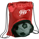 Soccer Ball Custom Sport Drawstring Bag - 14