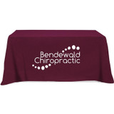 4-Sided Custom Table Cover - 6 ft. - view 1