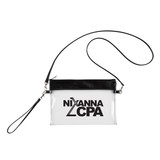 Clear PVC Custom Pouch w/ Detachable Strap