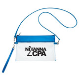 Clear PVC Custom Pouch w/ Detachable Strap - view 5