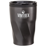 Double Wall Custom Tumbler w/ Colored Lid - 12 oz. - view 2