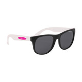 Rubberized Black Frame Custom Sunglasses - Youth - view 9
