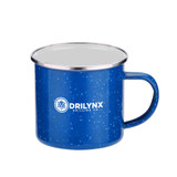 Stainless Steel Speckled Custom Camping Mug - 16 oz.