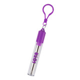 Stainless Steel Collapsible Custom Straw w/ Travel Keychain Case - view 8