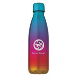 Metallic Stainless Steel Vacuum Custom Water Bottles - 16 oz. - view 1