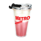 Mood Color Changing Acrylic Custom Tumbler w/ Flip Top Lid - 16 oz. - view 4