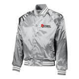 Augusta Sportswear Satin Custom Baseball Jacket w/ Striped Trim - view 6