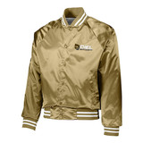 Augusta Sportswear Satin Custom Baseball Jacket w/ Striped Trim - view 5