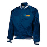 Augusta Sportswear Satin Custom Baseball Jacket w/ Striped Trim - view 7