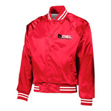 Augusta Sportswear Satin Custom Baseball Jacket w/ Striped Trim - view 8