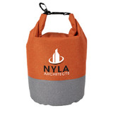 Two-Tone Heather Waterproof Custom Dry Bag - 5L - view 3