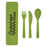 3 Piece Harvest Custom Utensil Set - view 4