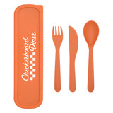 3 Piece Harvest Custom Utensil Set - view 5
