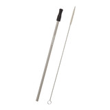 Stainless Steel Custom Straw w/ Cleaning Brush - view 5