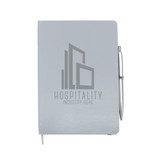Leatherette Premium Custom Journal w/ Pen - 5.5