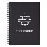 Rubberized Spiral Bound Custom Notebook - 5