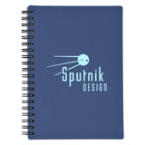 Rubberized Spiral Bound Custom Notebook - 5
