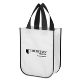 Laminated Non-Woven Custom Tote Bag - 9.25"w x 11.75"h x 4.5"d