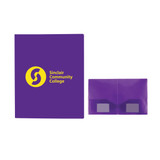 Dual Pocket Presentation Custom Folder w/ Card Slots - view 5