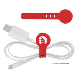 Adjustable Silicone Tie Cord Organizer - view 5