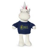 Plush Unicorn Stuffed Animal w/ Custom Shirt - 8.5
