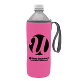 Insulated Water Bottle Custom Holder w/ Carry Strap - view 5