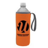 Insulated Water Bottle Custom Holder w/ Carry Strap - view 3