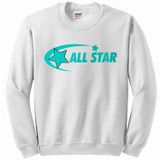 Gildan® Crewneck Logo Sweatshirt - White - view 1