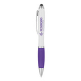 Antimicrobial Custom Stylus Pen w/ Rubber Grip - view 7