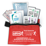 10-Piece Antiseptic & Antibiotic Promotional First Aid Kit - view 1