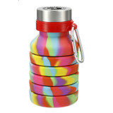 Zigoo Tie Dye Custom Collapsible Water Bottle - 18 oz.