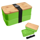 Stackable Promotional Bento Box w/ Utensils - view 6