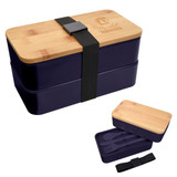 Stackable Promotional Bento Box w/ Utensils - view 7