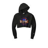 Champion® Reverse Weave Cropped Custom Hooded Sweatshirt - Women's - view 2
