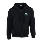 Gildan® Heavy Blend Custom Full Zip Hoodie - Colors - view 2