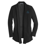 Port Authority® Interlock Cardigan Custom Sweater - Women's - view 2