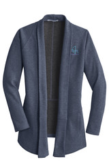 Port Authority® Interlock Cardigan Custom Sweater - Women's - view 3