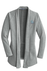 Port Authority® Interlock Cardigan Custom Sweater - Women's - view 4