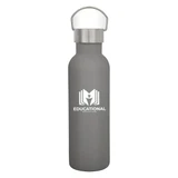 Recycled Stainless Steel Custom Water Bottle w/ Carry Handle - 28 oz. - view 5