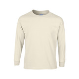 Gildan® Ultra Cotton Long Sleeve T-Shirt - White - view 3