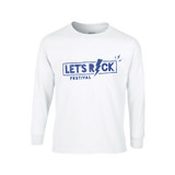 Gildan® Ultra Cotton Long Sleeve T-Shirt - White - view 1