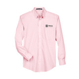 Devon & Jones Solid Broadcloth Custom Dress Shirt - Men's - view 5