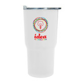 Vacuum Insulated Stainless Steel Tapered Custom Tumbler - 20 oz. - view 7