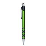 Retractable Custom Stylus Pen w/Patterned Rubber Grip - view 3