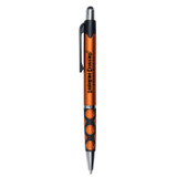 Retractable Custom Stylus Pen w/Patterned Rubber Grip - view 4