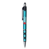 Retractable Custom Stylus Pen w/Patterned Rubber Grip - view 6