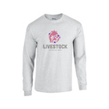 Gildan® Long Sleeve Promotional T-Shirt - Heathers - view 2